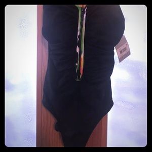 Reebok zip up  swimsuit